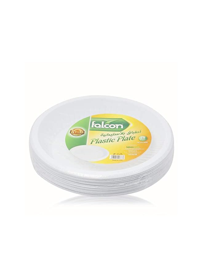 راكسوم طبق بلاستيك 18 سم M9-25 قطعة - Image 3