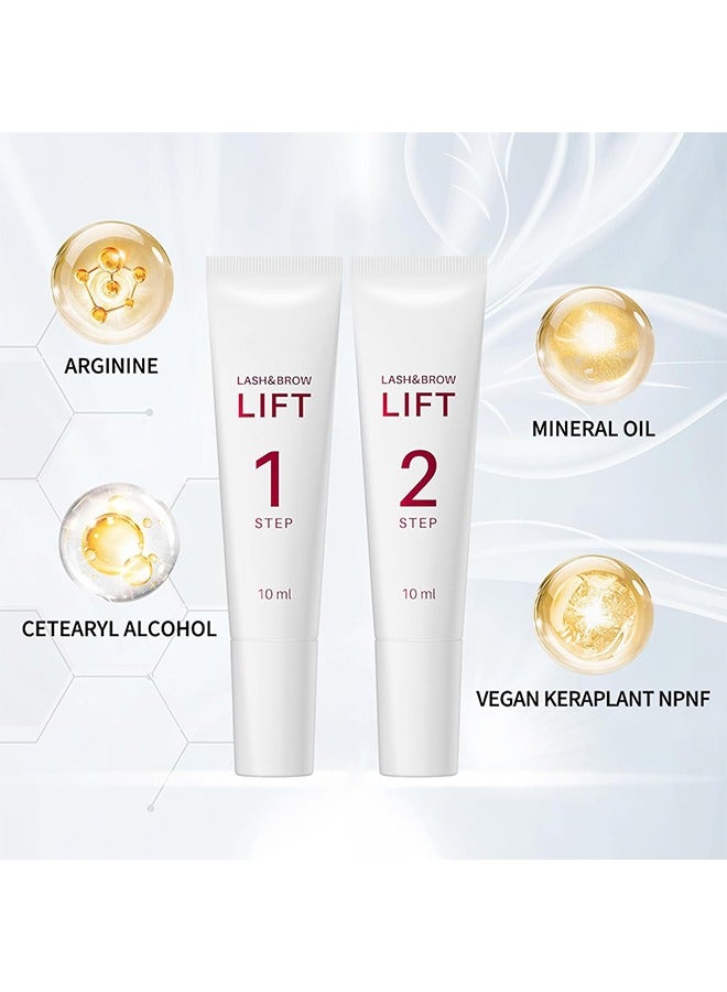 إيكونساين مجموعة رفع الرموش وتصفيح الحاجب 2 في 1 ، وأنابيب غسول عالية السعة للصالون أو الاستخدام المنزلي ، وتجعيد طويل الأمد وتثبيت لرموش عارضات الأزياء - Image 3