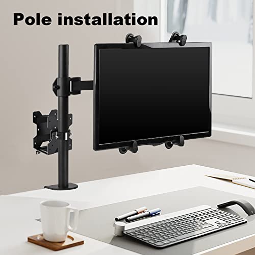 Pholiten Adjustable Thin Client Mini PC Mount Bracket,CPU VESA Under Desk and Monitor Arm Computer Holder - Image 5
