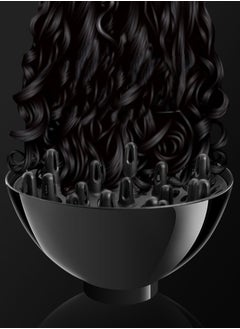 KHAJUL Universal Hair Diffuser Adaptable for Blow Dryers with D-4.3-cm to 4.5-cm for Curly or Wavy Hair,  Black  - Image 4