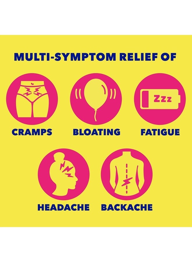 Midol Complete Menstrual Pain Relief Caplets, 40 Count - Provides Cramp, Headache, and Bloating Relief - Image 5