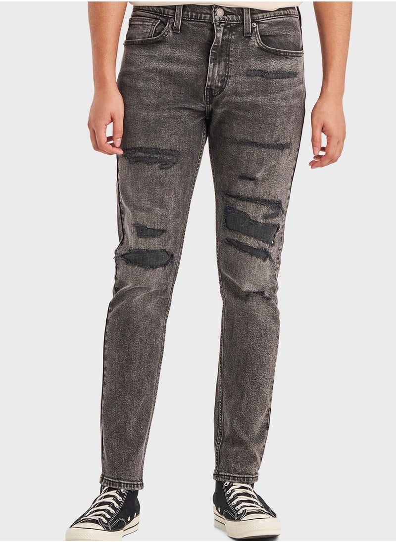 Levi's - Mid Wash Straight Fit Jeans - Image 1