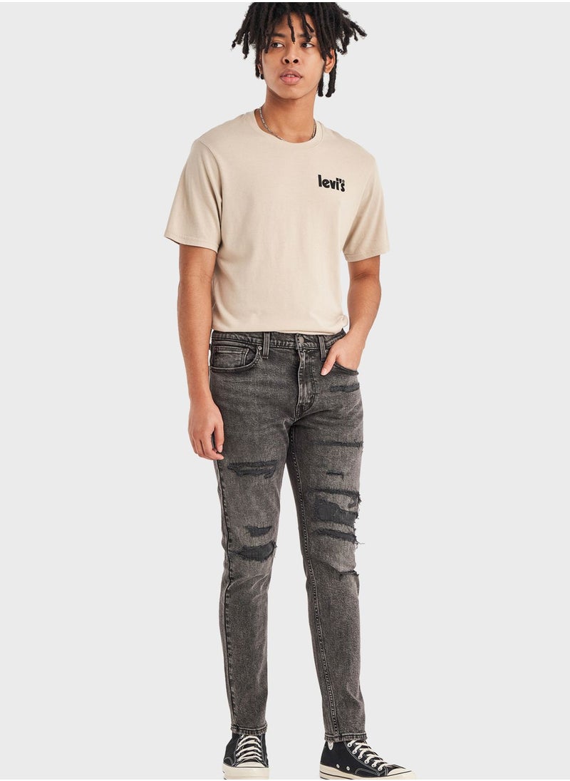 Levi's - Mid Wash Straight Fit Jeans - Image 1