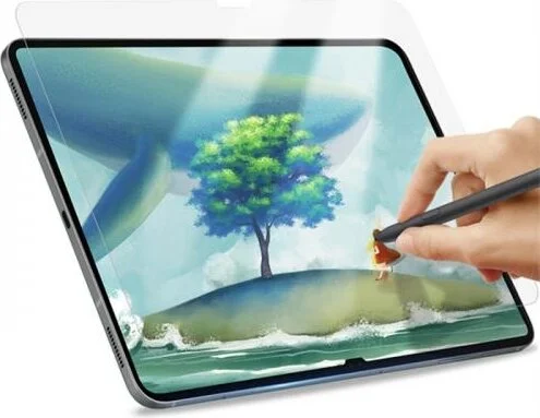 Polhammobile Polham Samsung Galaxy Tab S8 and S7 Compatible Paperfeel 0.15MM Full Covering Shock Absorbing Screen Protector