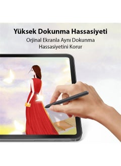Polhammobile Polham Samsung Galaxy Tab S8 and S7 Compatible Paperfeel 0.15MM Full Covering Shock Absorbing Screen Protector  - Image 3