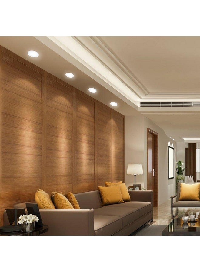 wipro Garnet 12W Rimless Round CCT Surface Panel | Colour Changing Panel | Warm White, Neutral White, Cool White | Elegant Rimless Design | Surface Mounted LED Downlighter for Ceiling |Pack of 6 - Image 5