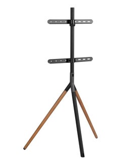 TIGER Premium Easel Studio TV Floor Stand for 49" - 70" Screens – Sleek Grey/Walnut Finish – Heavy-Duty Mount Supports Up to 40kg – Modern, Space-Saving Tripod Design – Stable, Durable & Stylish – Ideal for Home, Office, or Studio – Easy Assembly & Cable Management  - Image 5