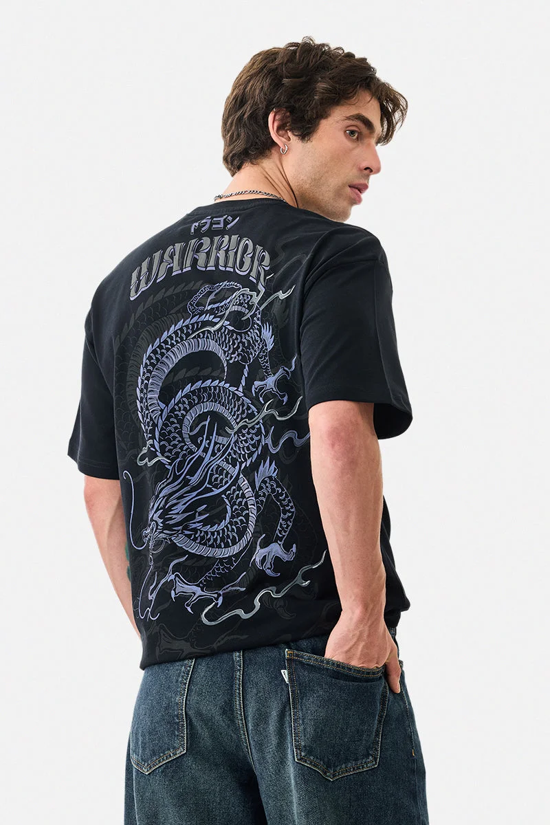 SNITCH Warrior Oversized 100% Cotton T-Shirt
