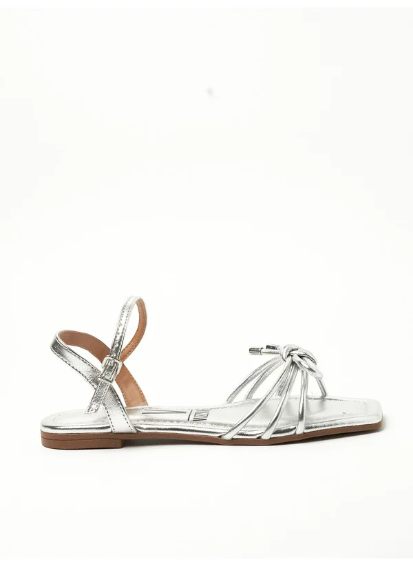 فيزانو Vizzano Ladies Sandals With Back Strap Silver | Made In Brazil