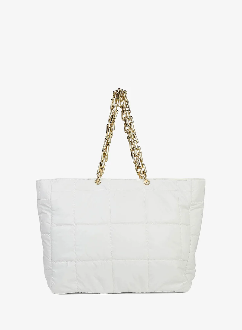 صوص هاوت حقيبة يد بيضاء مارشميلو