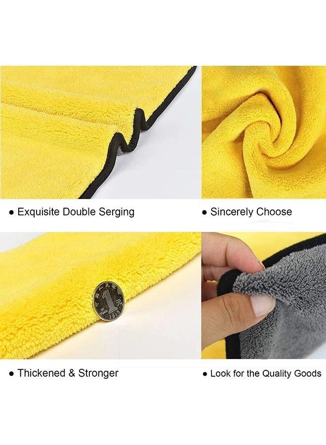 DTBG 3-Pieces Microfiber Car Drying Towel Set - Image 4