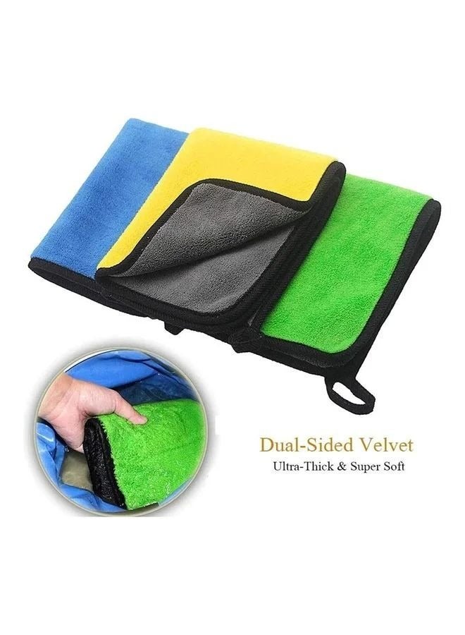 DTBG 3-Pieces Microfiber Car Drying Towel Set - Image 2