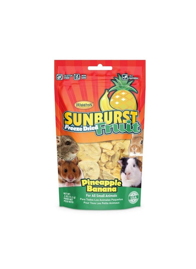 HigginS Higgins Group Sunburst Pineapple Banana Freeze Dried Fruit Treats, 0.5-Ounce Bag 