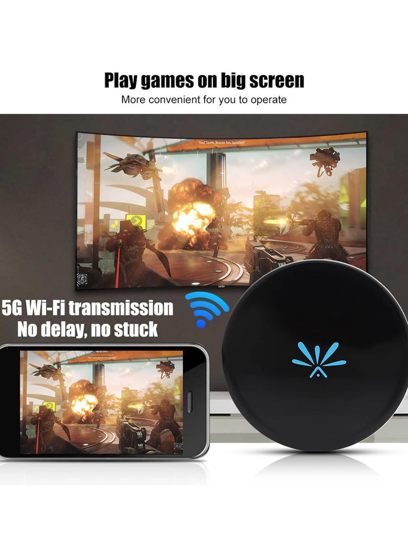 GGOOT Wireless Display Dongle Receiver, 5G Wi-FI TV Cast Screen, Video Projection Synchronizer 1080P 4K TV Screen Mirror for Cell Phone/Tablet/Computer  - Image 3