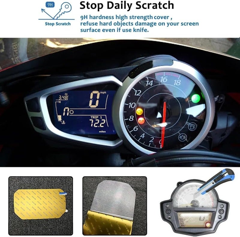 Yurefax Triumph Speed Triple 675 Dashboard Screen Protector - Image 3