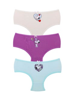 Karma Pack Of 6 Cotton Brief Panties Underwear For Girls  - Image 3