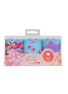 Karma Pack Of 6 Cotton Brief Panties Underwear For Girls  - Image 4