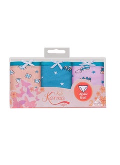 Karma Pack Of 6 Cotton Brief Panties Underwear For Girls  - Image 5