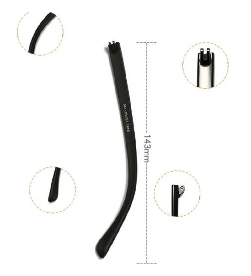 ZEALMAX Eyeglass Replacement Arm Legs, 1 Pair Plastic Glasses Replacement Temple for Glasses Sunglasses, Leopard Print Color - Image 4