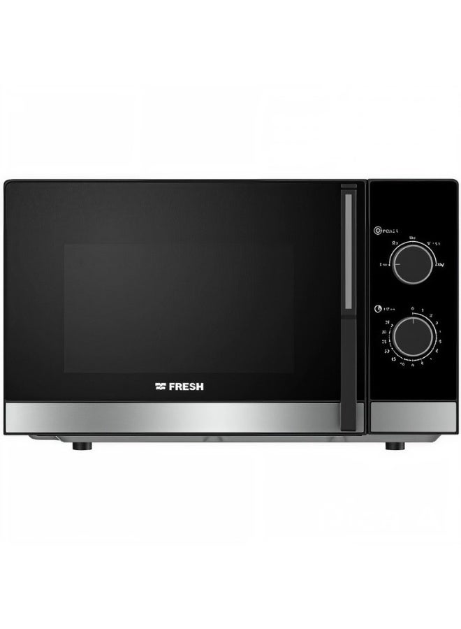 فريش ميكرويف فريش 25 لتر، اسود ميكانيكل، بدون شواية - FMW-25MC-BW