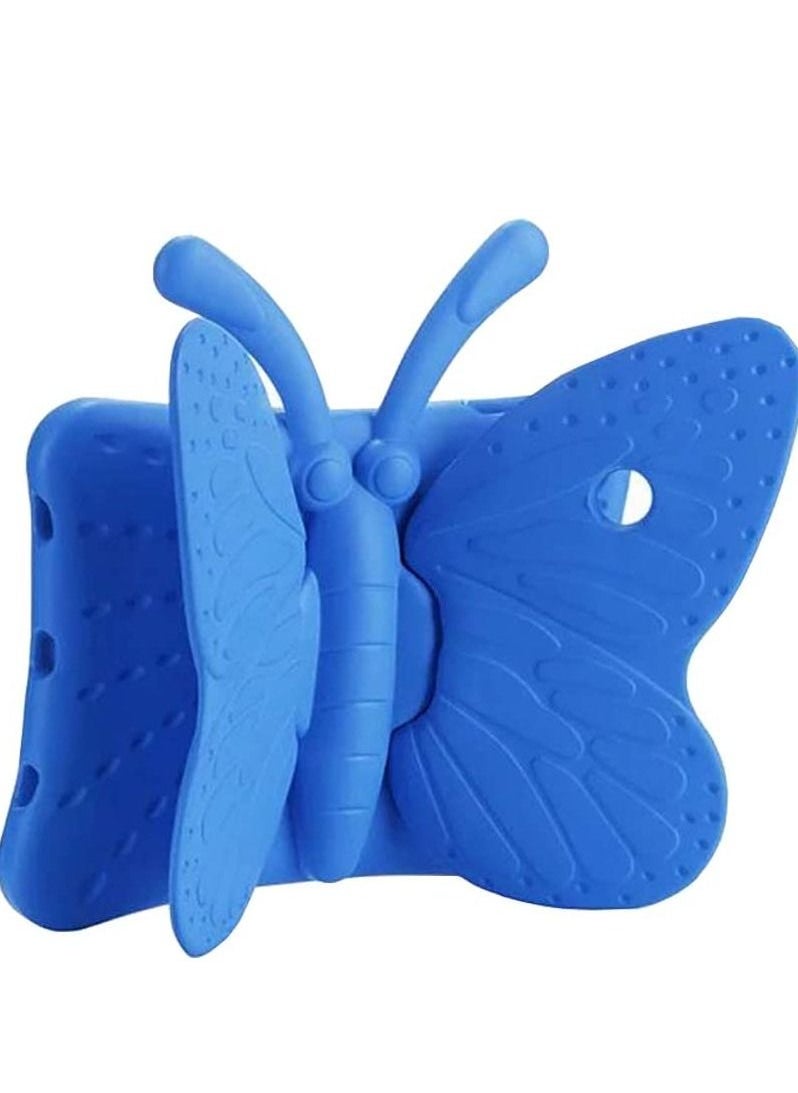 Generic iPad 6th Generation Case for Kids, iPad 9.7 inch Case, Light Weight Shockproof EVA Foam Protective Tablet Stand Cover Holder for Apple iPad Air/ Air 2 iPad 9.7 2017/ 2018 - Cute Butterfly, Blue  - Image 2