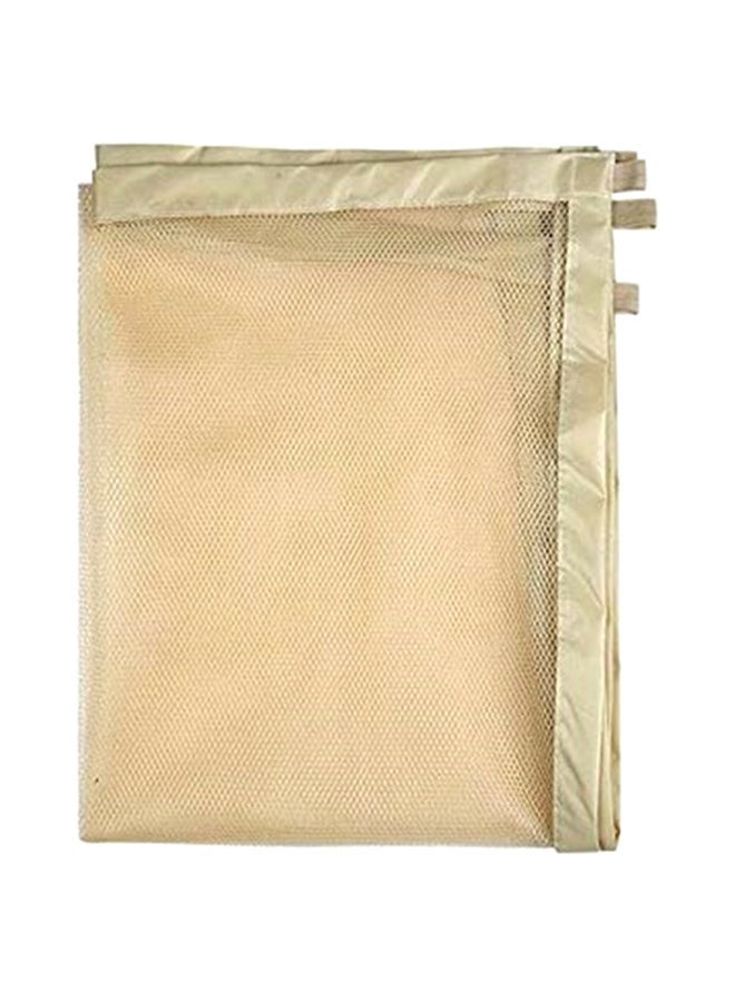 NIBEMINENT Magic Gate For Dogs Safety Fence Hall Door Beige 180X72centimeter - Image 1