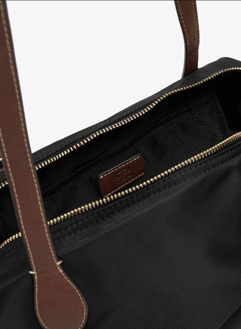 PARFOIS Black Plain nylon shopper bag for Women | Best Price UAE