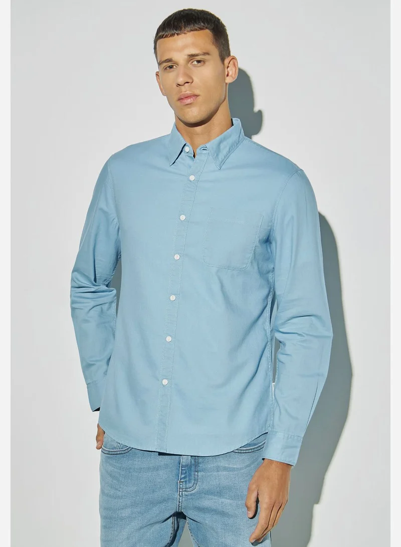 لي كوبر Essential Oxford Slim Fit Shirt