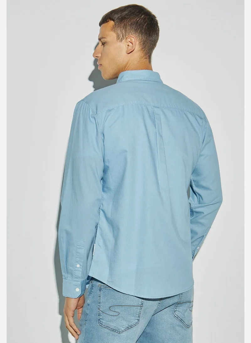 لي كوبر Essential Oxford Slim Fit Shirt