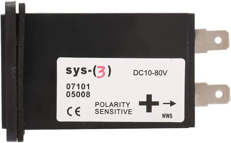 Quartz Hour Meter 10 80V AC DC Engine Hourmeter for Generator Construction Equipment - Image 3