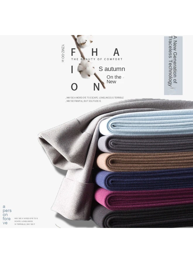 بنطلونات مخملية خريفية بنطلونات حرارية للرجال مبطنة بالفراء سميكة للشتاء طبقة أساسية دافئة ومدفئة بمقاسات كبيرة - Image 2