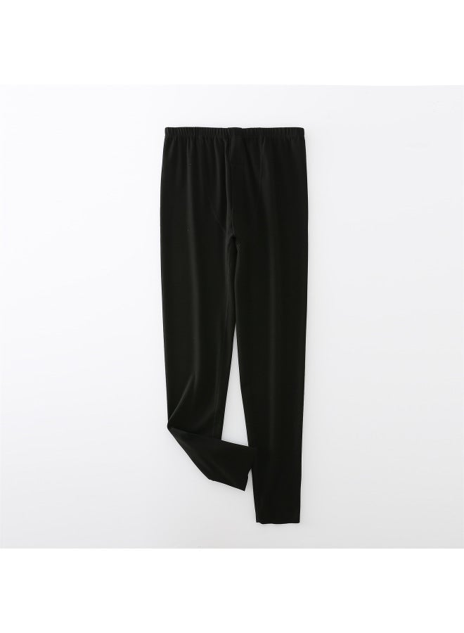 بنطلونات مخملية خريفية بنطلونات حرارية للرجال مبطنة بالفراء سميكة للشتاء طبقة أساسية دافئة ومدفئة بمقاسات كبيرة - Image 1