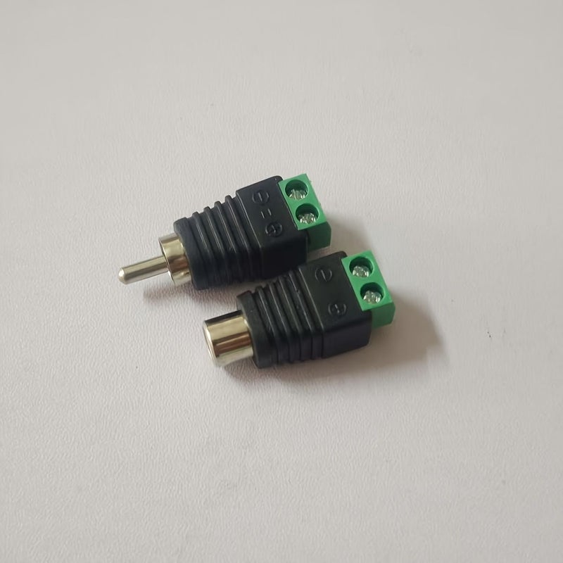 5 قطع محول RCA أنثى إلى لوتس مجموعة توصيل سلكية ذكور وإناث من نوع اللحام - Image 5