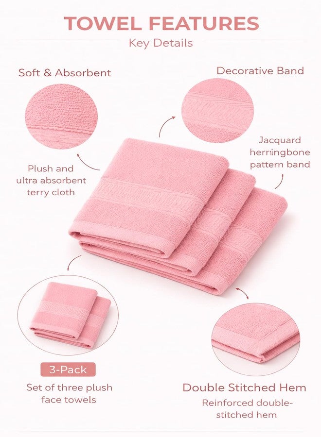 Dollar 100% Cotton Soft, High Absorben & Comfortable Face Towel 30 x 30 cm Face Towel (Pack of 3) - Image 4