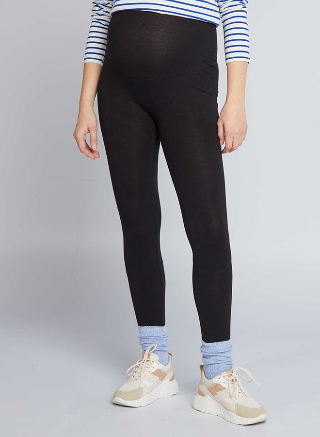 Kiabi Long Plain jersey fabric maternity leggings - Image 4