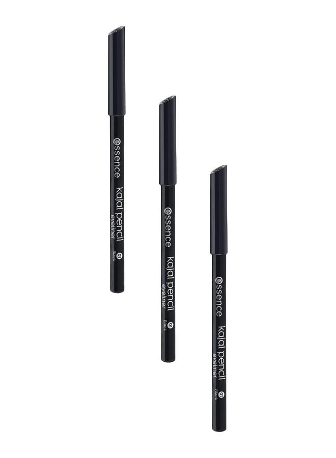 Essence Kajal Pencil 01 Black | Smooth Glide Eye Pencil | Long Lasting Waterproof Kajal | Easy to Apply & Blend | Smudge Resistant Matte Finish | Everyday Eye Makeup Essential | 1g 01 Black Bundle - Image 1