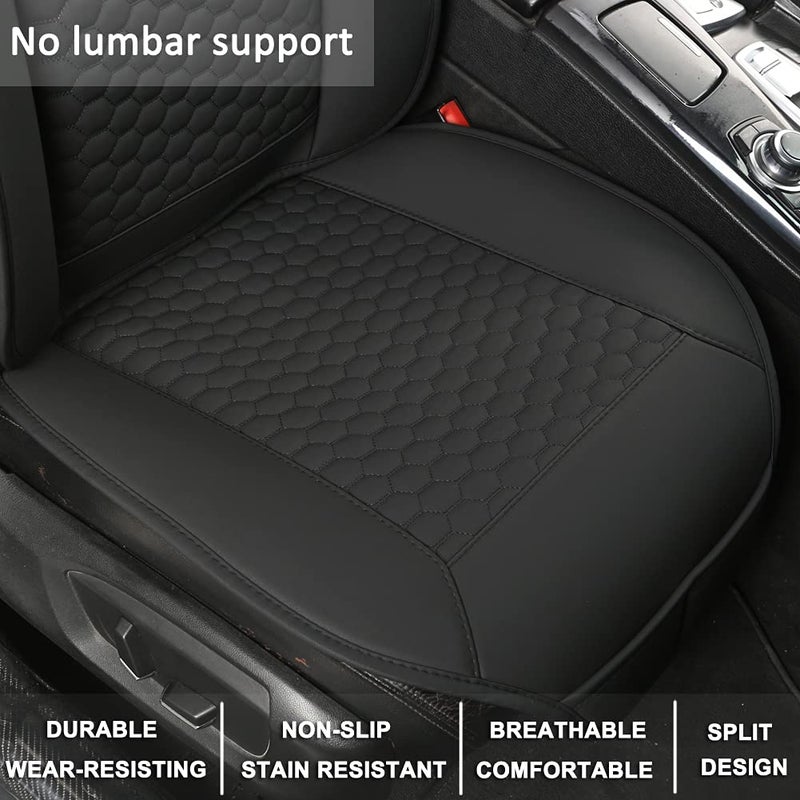 Black Panther Car Seat Cover, 1 Piece Universal Sideless Driver Seat Protector, Universal Fit 95% Vehicles, Without Lumbar Support (Black) - Image 2