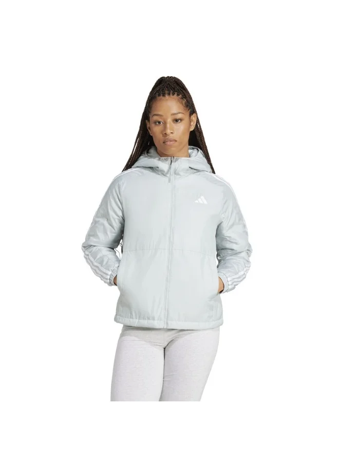 Adidas adidas W ESS 3S IN H J Grey 0 JACKETS for Women - 2XS