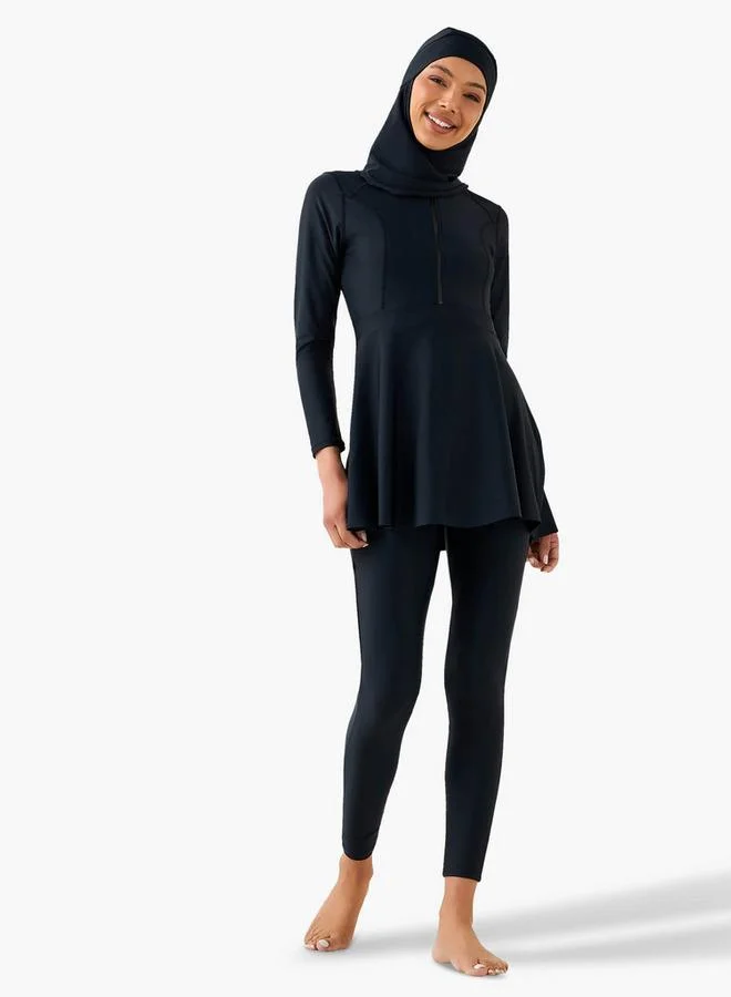 سبلاش فيڤ Women Zip Through Burkini Set