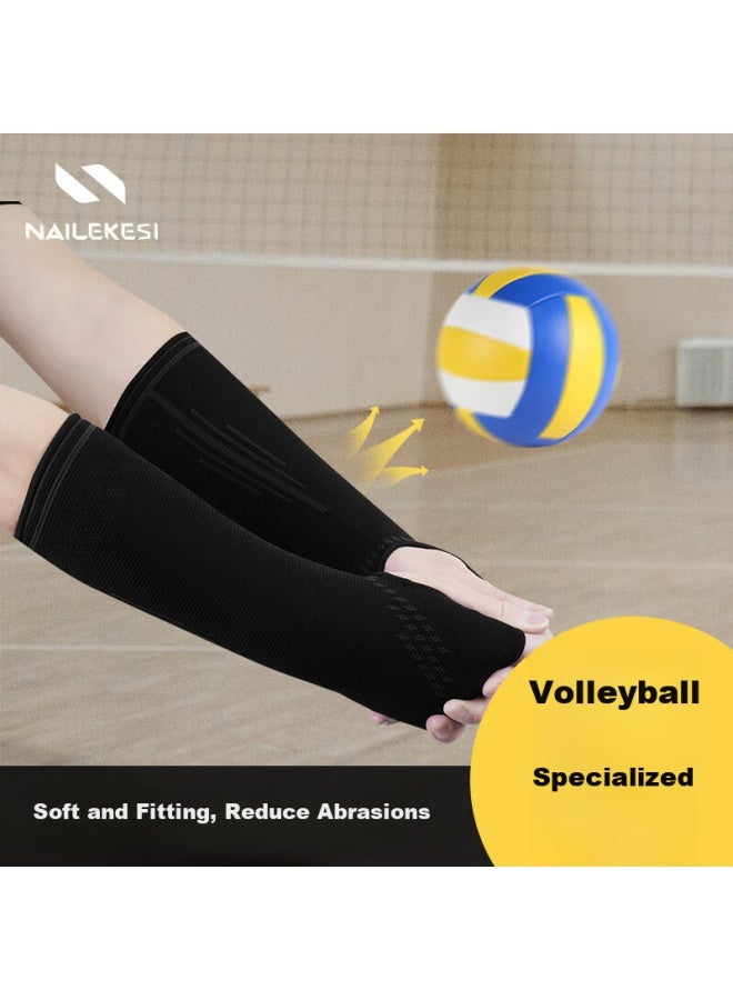 NAILEKESI N Nailikesi Volleyball Wrist, Knee, And Arm Guards Set For Men, Women, Children, Middle School Students, And High School Entrance Exam, Anti-collision Sports Protective Gear, Size M - Image 2