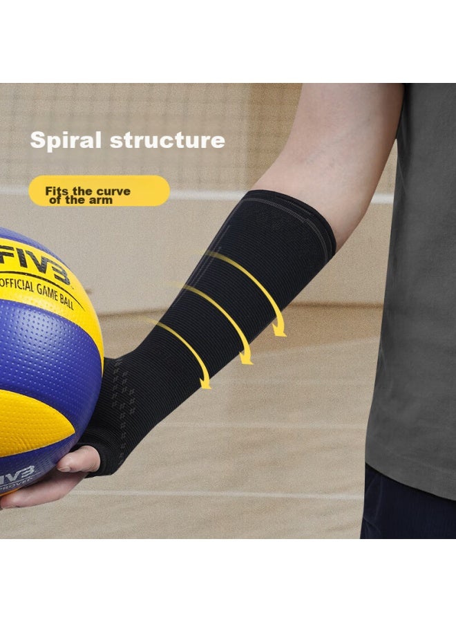 NAILEKESI N Nailikesi Volleyball Wrist, Knee, And Arm Guards Set For Men, Women, Children, Middle School Students, And High School Entrance Exam, Anti-collision Sports Protective Gear, Size M - Image 1