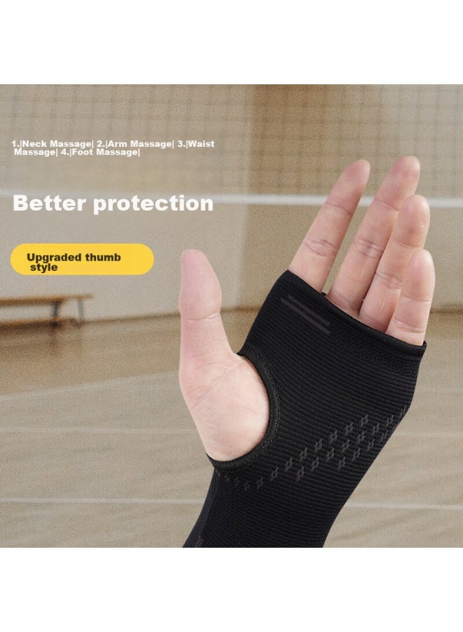 NAILEKESI N Nailikesi Volleyball Wrist, Knee, And Arm Guards Set For Men, Women, Children, Middle School Students, And High School Entrance Exam, Anti-collision Sports Protective Gear, Size M - Image 4