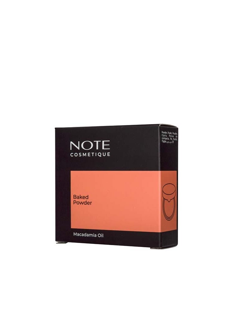 NOTE COSMETIQUE BAKED POWDER 01 STARDUST WITH MACADAMIA OIL - Image 1