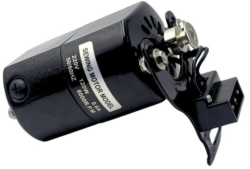 Zenith 120W Sewing Machine Motor Copper Winding | 220V High-Speed 7000 RPM | Includes Paddle, Belt & Carbon Brushes | for Mini & Domestic Sewing Machines | Durable & Reliable Performance - Image 3