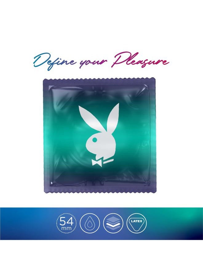 PLAYBOY Condoms Game ON, Classic Smooth Premium Lubricated Condoms - 3 Count - Image 2