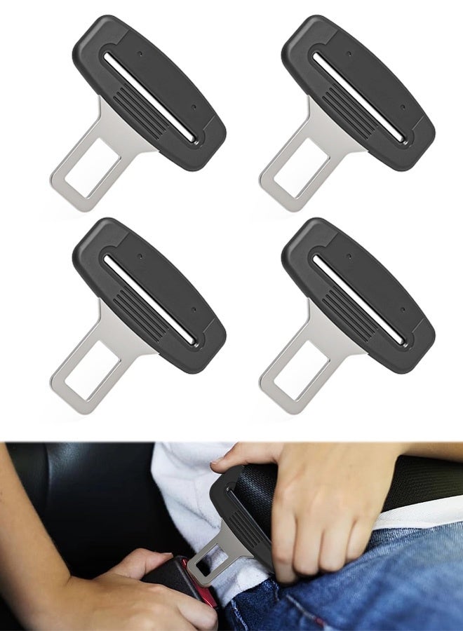 4 قطع من مشابك حزام الأمان الآمنة، مشابك وسائد حزام الأمان، مريحة ومناسبة للقيادة، مشابك ضبط لجميع السيارات - Image 1