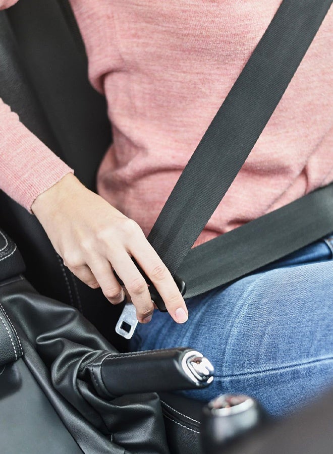 4 قطع من مشابك حزام الأمان الآمنة، مشابك وسائد حزام الأمان، مريحة ومناسبة للقيادة، مشابك ضبط لجميع السيارات - Image 4