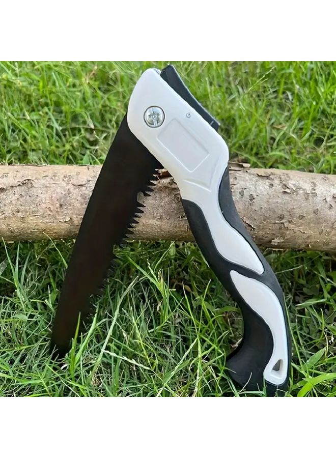300mm Heavy Duty Folding Hand Saw with Ergonomic Handle for Outdoor Camping Woodworking - Image 1