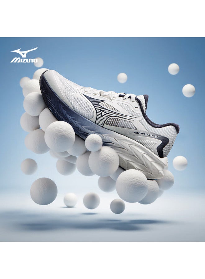 Mizuno أحذية الجري الرياضية ميزونو للرجال والنساء، أحذية جري احترافية بوسادة سميكة لامتصاص الصدمات والارتداد أسترو إكس - Image 1
