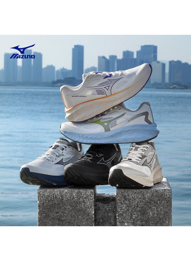 Mizuno أحذية الجري الرياضية ميزونو للرجال والنساء، أحذية جري احترافية بوسادة سميكة لامتصاص الصدمات والارتداد أسترو إكس - Image 2